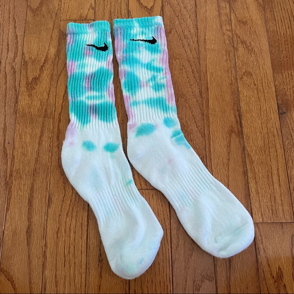 Nike tie dye socks blue/purple